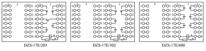 DZS-17E/600內部接線圖