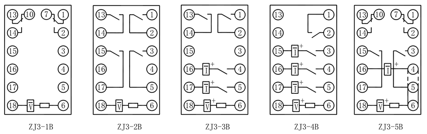 ZJ3-3B內(nèi)部接線圖