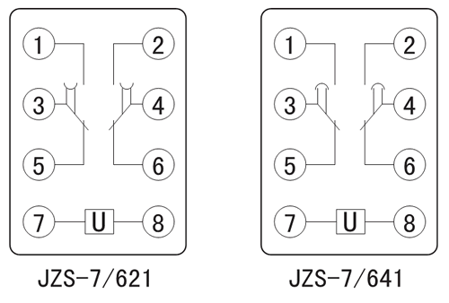 JZS-7/641內(nèi)部接線圖