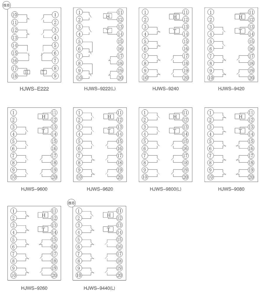 HJWS-9240內(nèi)部接線圖
