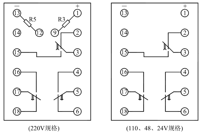 BS-13內(nèi)部接線圖