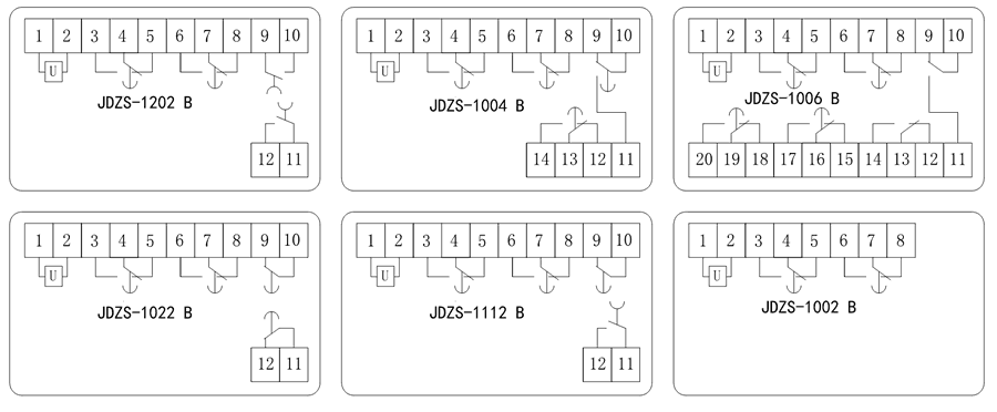 JDZS-1006B內(nèi)部接線圖