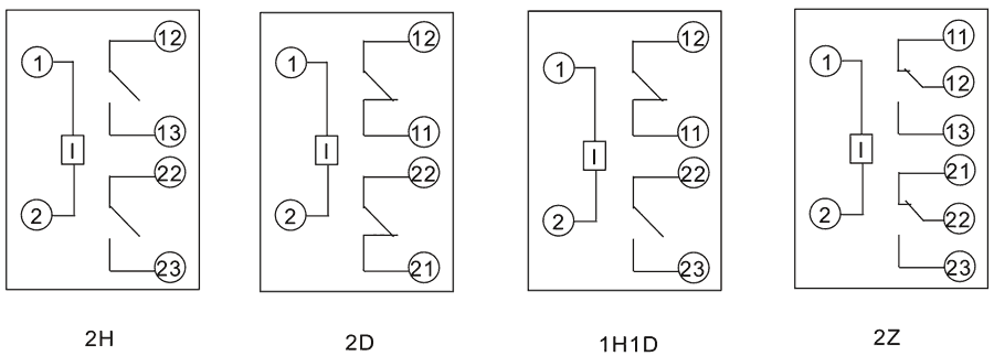 HDLN-2-2D-2內(nèi)部接線圖