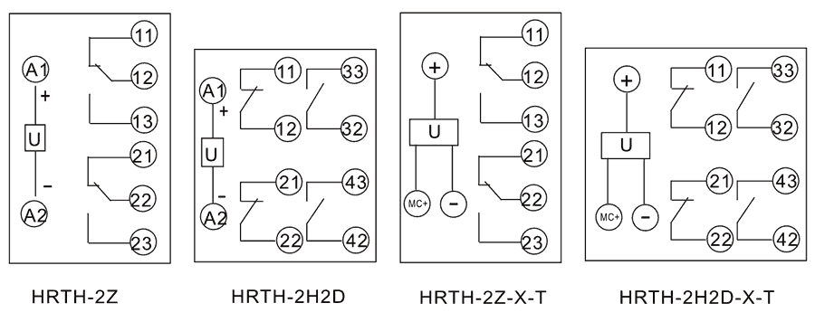 HRTH-J-2Z內(nèi)部接線(xiàn)圖