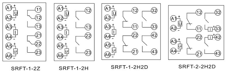 SRFT-4-2Z內(nèi)部接線圖